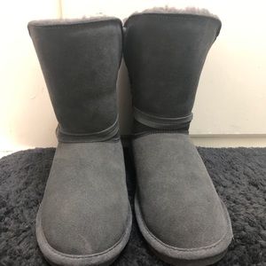 Bear paw boots.
